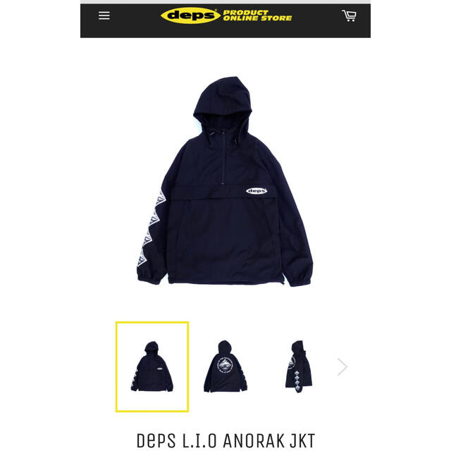 デプス　DEPS L.I.O ANORAK JKT 新品　Lサイズ