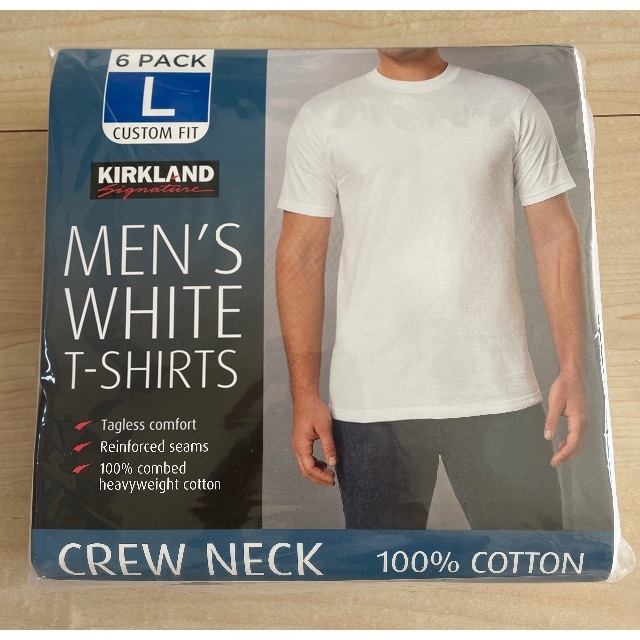 コストコ(コストコ)のCostco コストコ カークランド Tシャツ 3枚セット パックT メンズのトップス(Tシャツ/カットソー(半袖/袖なし))の商品写真