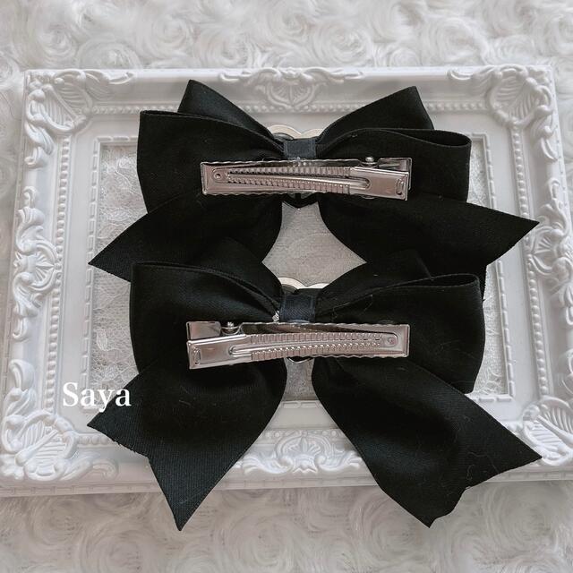 ♡【2個set】ハートバックル リボン ヘアクリップ♡ ♡【2個set】ハートバックル リボン ヘアクリップ♡