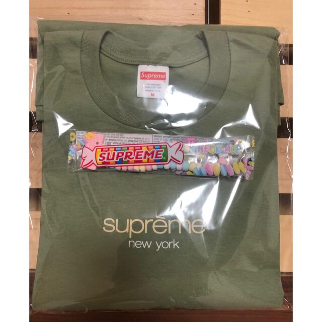 Supreme  Classic Logo Tee/Light Olive  Mトップス