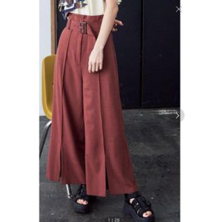 ムルーア(MURUA)のベルテッドストリットワイドパンツ¥8532➡️¥7000➡️¥5000(その他)