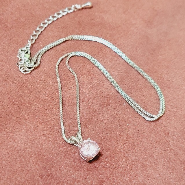 美品✩.*˚ピンクストーンネックレスの通販 by ✤ hanna's shop ✤|ラクマ