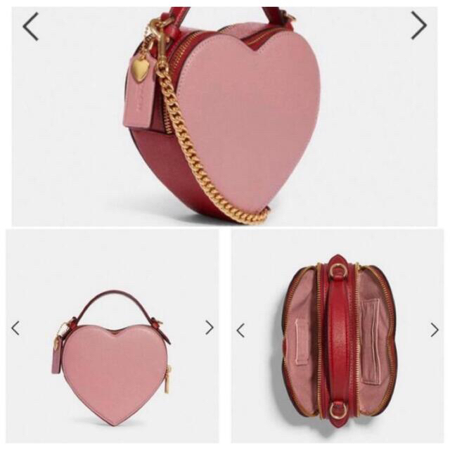 COACH ハート クロスボディ カラーブロック トゥルー ピンク マルチ COACH ハート クロスボディ カラーブロック トゥルー ピンク マルチ
