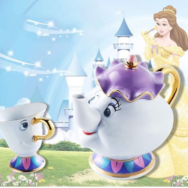 ディズニーランド 美女と野獣 ポット夫人 チップ プレート