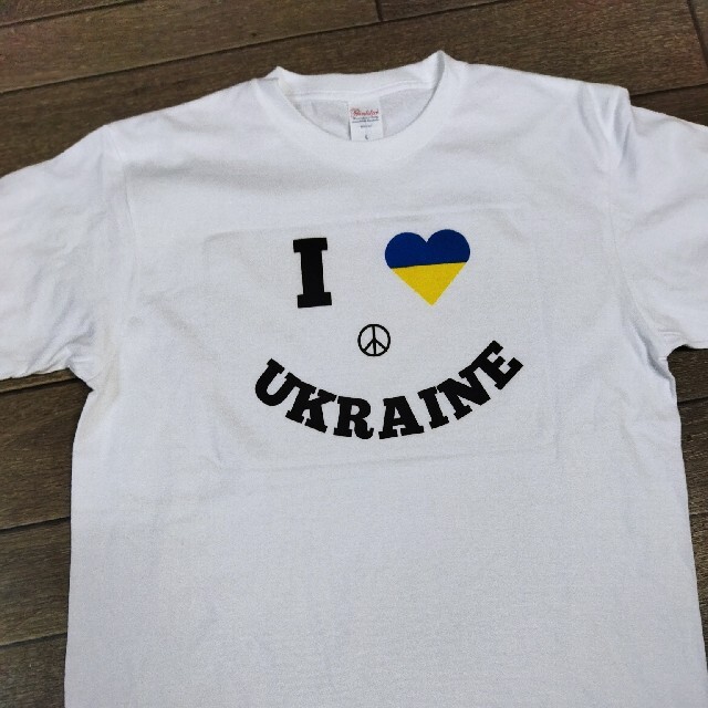 I LOVE ウクライナ Lサイズ [宅送] デザインTシャツ② ベビーグッズも大集合