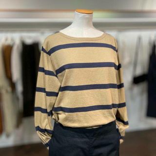 マーガレットハウエル(MARGARET HOWELL)のMHL. WIDE STRIPE DRY JERSEY    Ⅱ(カットソー(長袖/七分))