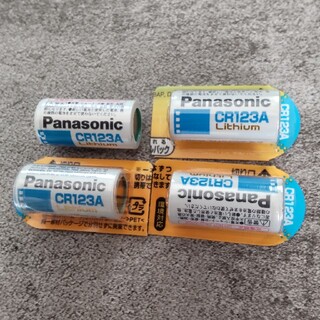 パナソニック(Panasonic)のラスト1個！　★パナソニック CR-123AW／リチウム電池★4個セット(その他)