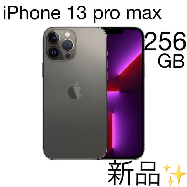 iPhone 13 pro max 256GB グラファイト