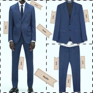 ZARA MAN☆新品☆タグ付き☆ブルー☆セットアップ☆スーツ☆ブレザー