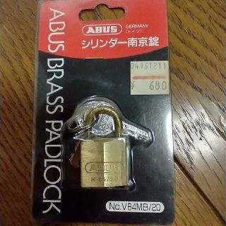 アバス(ABUS)のABUS BRASS PADLOCK シリンダー南京錠(その他)