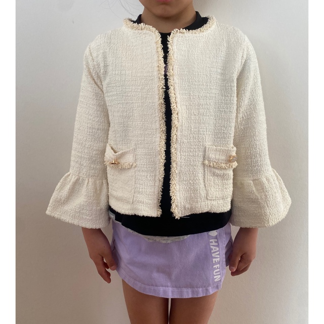 ZARA KIDS(ザラキッズ)のZARAキッズ　フォーマルワンピース　6-7歳 キッズ/ベビー/マタニティのキッズ服女の子用(90cm~)(ワンピース)の商品写真