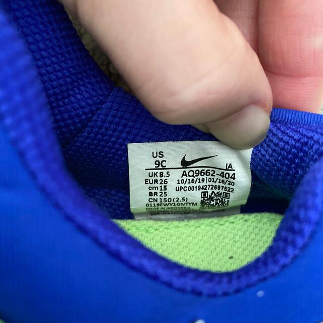 NIKE(ナイキ)のダイナモ　15センチ キッズ/ベビー/マタニティのキッズ靴/シューズ(15cm~)(スニーカー)の商品写真