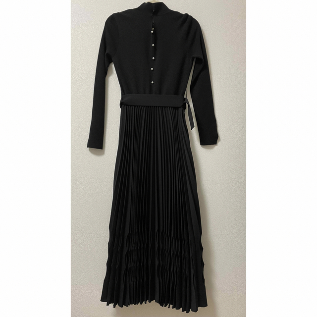 Her lip to(ハーリップトゥ)のherlipto Pleated Wool-Blend Long Dress レディースのワンピース(ロングワンピース/マキシワンピース)の商品写真