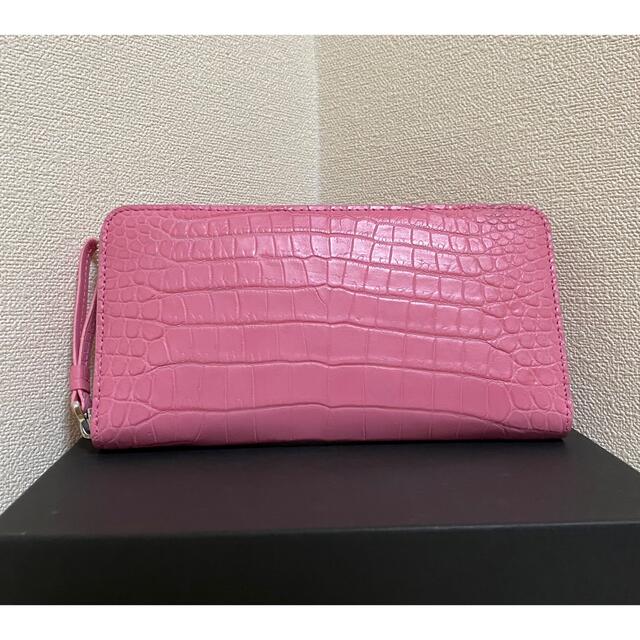 特別価格】クロコダイル無双長財布 クロコマット一枚革長財布 財布 長