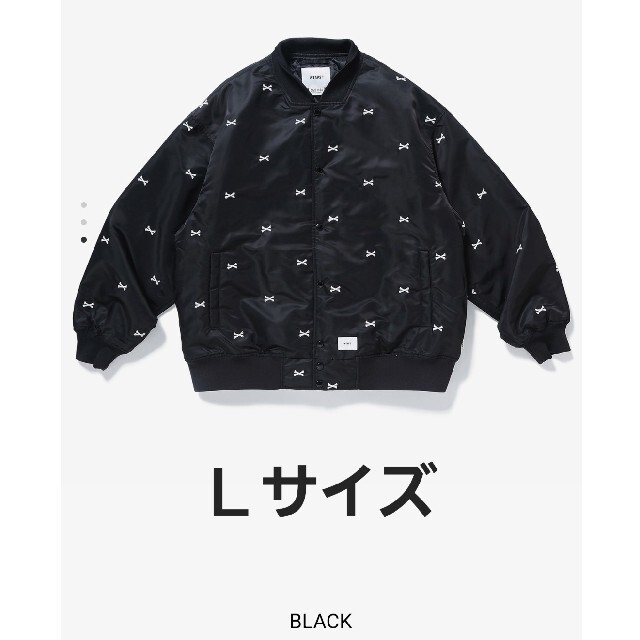 wtaps 22ss team jacket チームジャケット 黒 l ブラック