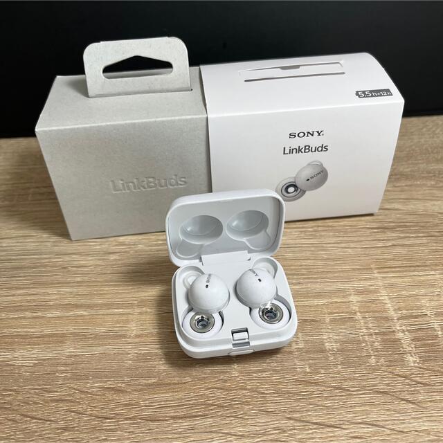 SONY ワイヤレスイヤホン LinkBuds ホワイト WF-L900 Wヘッドフォン/イヤフォン