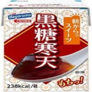 朝からスイーツ　黒糖寒天　190g×24個(菓子/デザート)