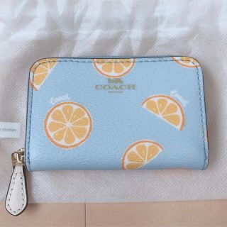 コーチ(COACH)のCOACH コーチ 財布　オレンジ　フルーツ　かわいい　レディース　(財布)