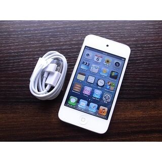 アイポッドタッチ(iPod touch)の中古品 ipod touch第4世代 ホワイト 32GB A1367 AP-87(ポータブルプレーヤー)