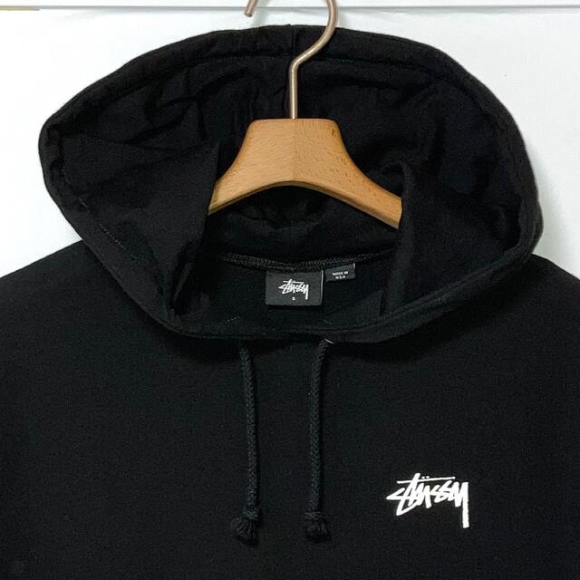 激レア】STUSSY ステューシー パーカー USA製 サーフマン 黒-