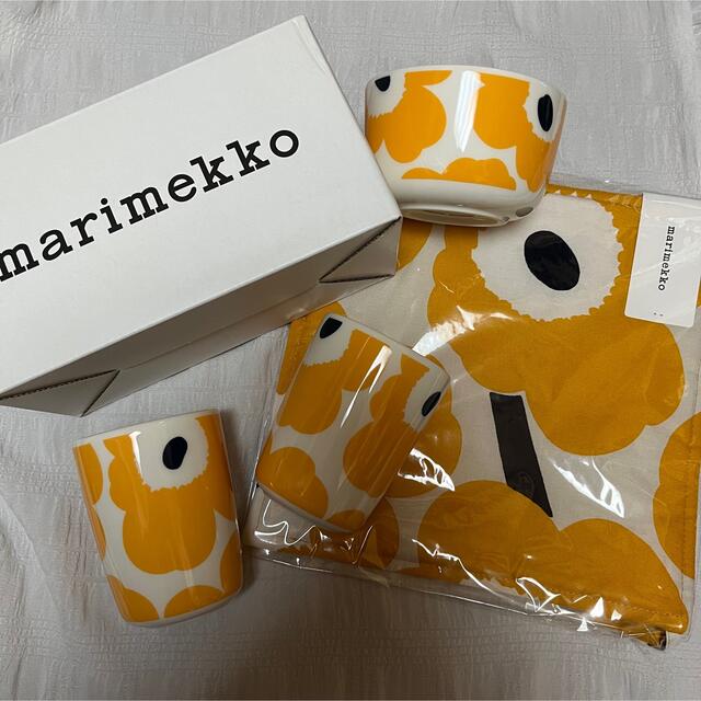 marimekko イエローウニッコ収納/キッチン雑貨