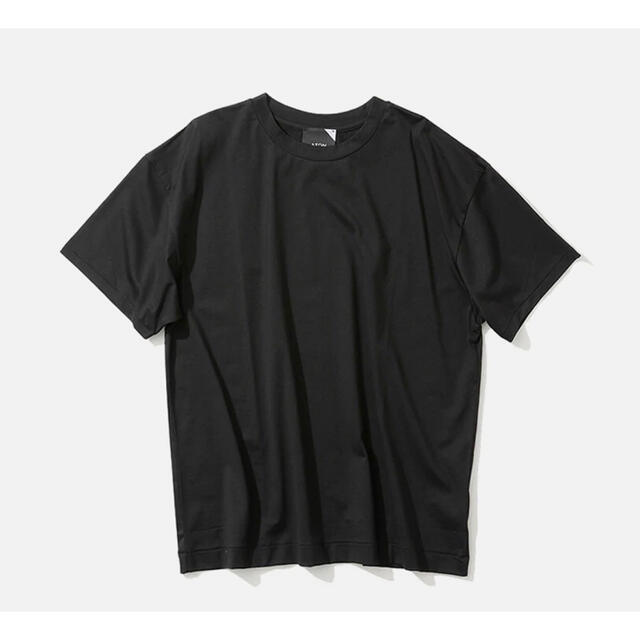 ATON / SUVIN OVERSIZED Tシャツ ブラック 04