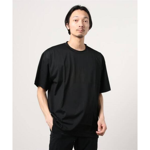 ATON / SUVIN OVERSIZED Tシャツ ブラック 04