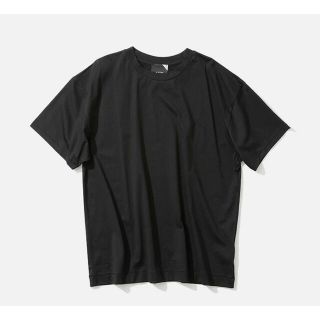 エイトン(ATON)のATON / SUVIN OVERSIZED Tシャツ ブラック 04(Tシャツ/カットソー(半袖/袖なし))