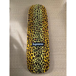 シュプリーム(Supreme)のsupreme box logo leopard deck yellow(スケートボード)