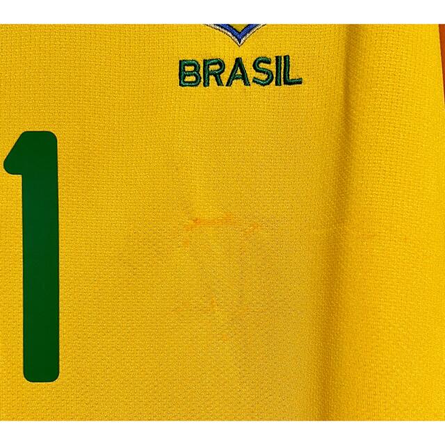 NIKE(ナイキ)の【美品！】2010 ブラジル代表 ♯11 ネイマール【M】 スポーツ/アウトドアのサッカー/フットサル(ウェア)の商品写真