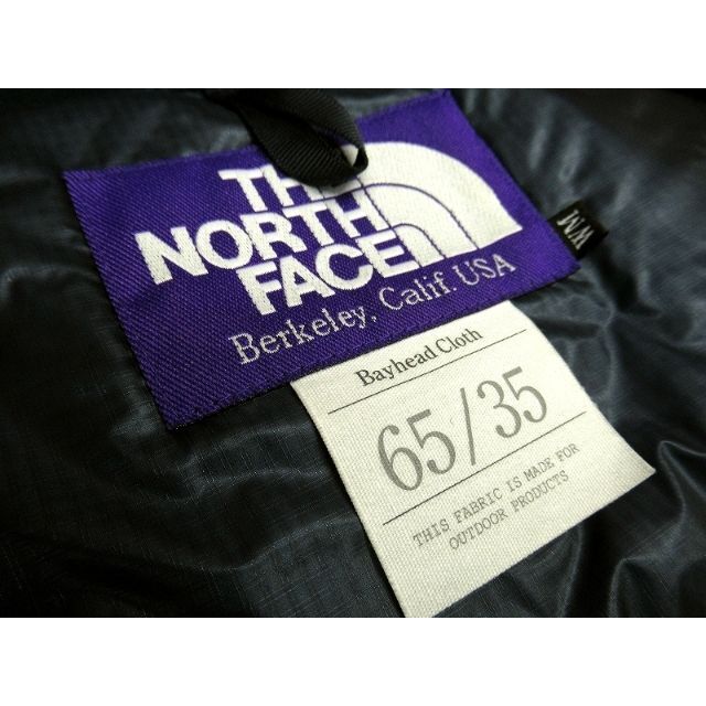 THE NORTH FACE(ザノースフェイス)の定価4.4万 ノースフェイス パープルレーベル シェラ ダウン ベスト 紺 WM レディースのジャケット/アウター(ダウンベスト)の商品写真
