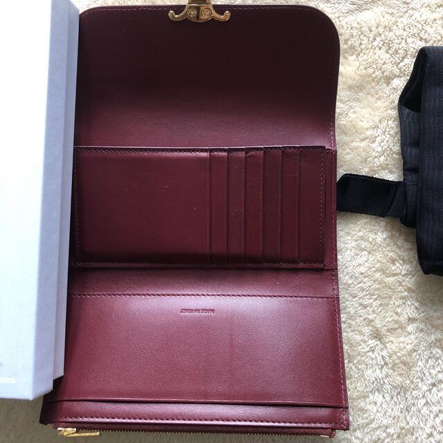 CELINE - セリーヌ トリオンフ 三つ折り財布 ライトバーガンディ CELINE - セリーヌ トリオンフ 三つ折り財布 ライトバーガンディ