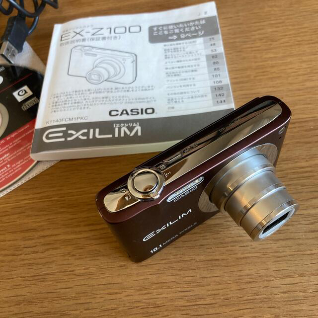 CASIO(カシオ)のCASIO デジタルカメラ　EXILIM EX-Z100 スマホ/家電/カメラのカメラ(コンパクトデジタルカメラ)の商品写真