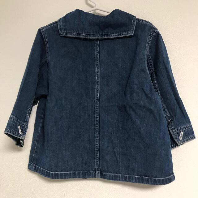 COMME CA DU MODE(コムサデモード)の【美品】コムサ　デニムジャケット　95 キッズ/ベビー/マタニティのキッズ服男の子用(90cm~)(ジャケット/上着)の商品写真