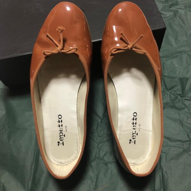 お値下げ！美品♪repettoレペット エナメルバレエシューズ38 （24.0）