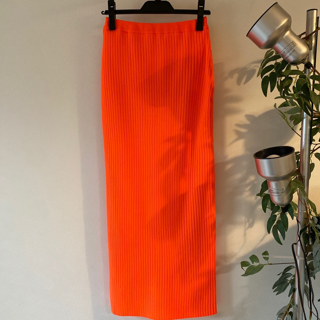 ROSE BUD(ローズバッド)のCREOLMEクレオルム☆リブニットスカート レディースのスカート(ロングスカート)の商品写真