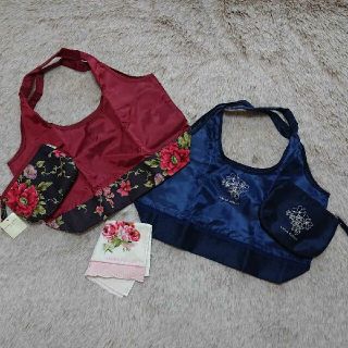 ローラアシュレイ(LAURA ASHLEY)の❇️3点セット❇️  ★ローラアシュレイ★  エコバッグ タオルハンカチ(エコバッグ)