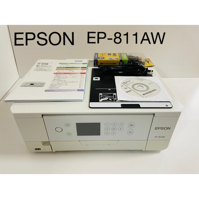 EPSON A4 インクジェット 複合機 カラリオ EP-811AW ホワイト