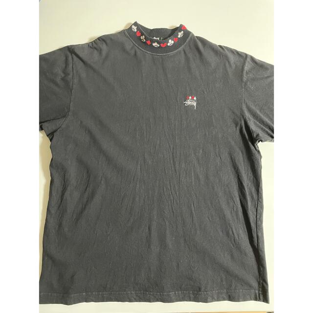 OLD STUSSY Tシャツ 黒タグ ヴィンテージ ステューシー 黒 襟柄