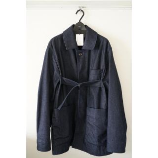 stein OVERSIZED BELTED DENIM JACKET