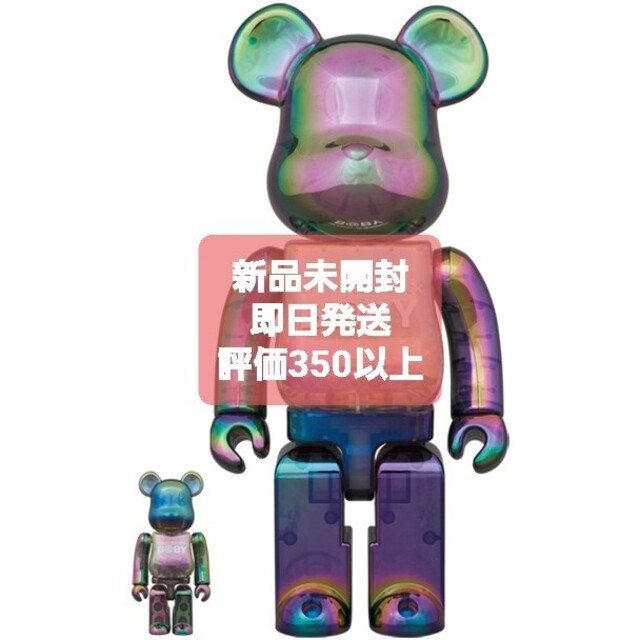 メディコムBE@RBRICK B@BY CLEAR BLACK CHROME