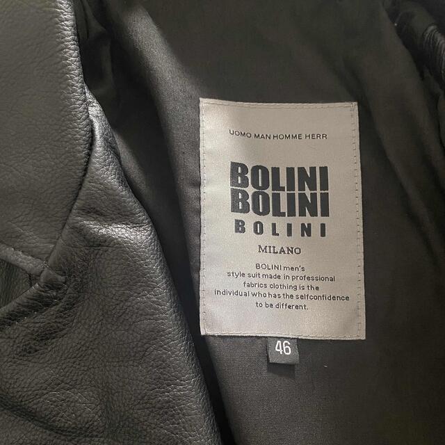 BOLLINI(ボリーニ)のミラノ BOLINI イタリア牛革 レザージャケット ※値下げ中！ メンズのジャケット/アウター(ライダースジャケット)の商品写真