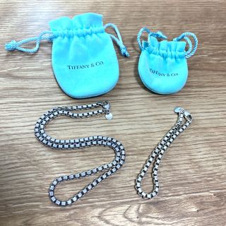 ティファニー(Tiffany & Co.)のティファニー　925 ベネチアンチェーン　ネックレス　ブレス　2点セット(ネックレス)