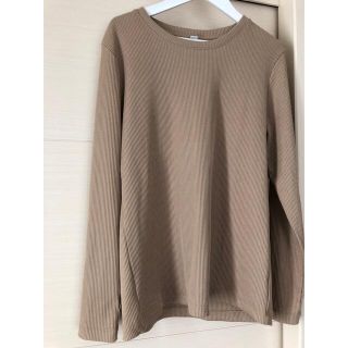 ユニクロ(UNIQLO)のリブ　カットソー(カットソー(長袖/七分))