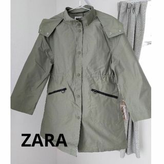 ザラキッズ(ZARA KIDS)の【新品・未使用品】ZARA kids サイズ164㌢ ミリタリコート(ミリタリージャケット)