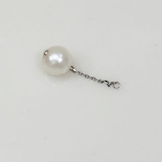 ミキモト(MIKIMOTO)のミキモト　パール　春の門出に　ピアス用　チェーンチャーム　大玉1cm(ピアス)