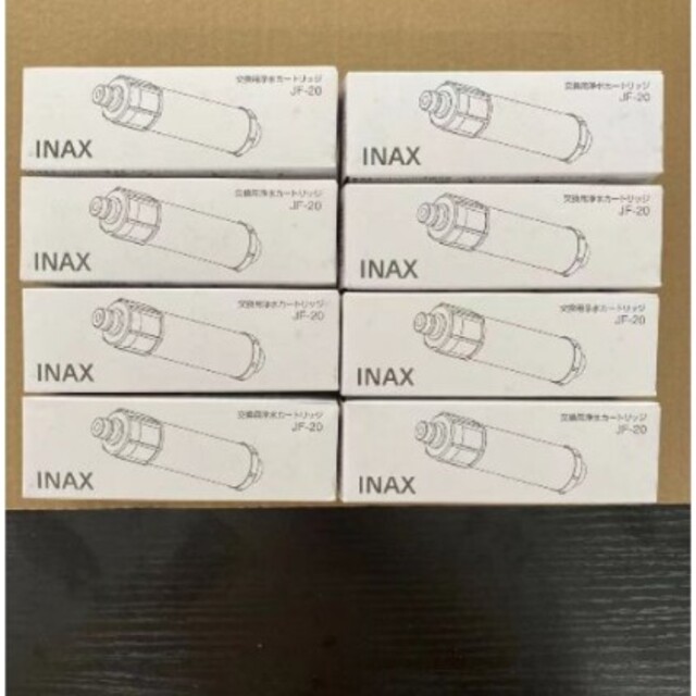 イナックス﹊ 8個セット JF-20 の通販 by 菅's shop｜ラクマ LIXIL INAX 一体型交換用浄水カートリッジ ⓛサイズ