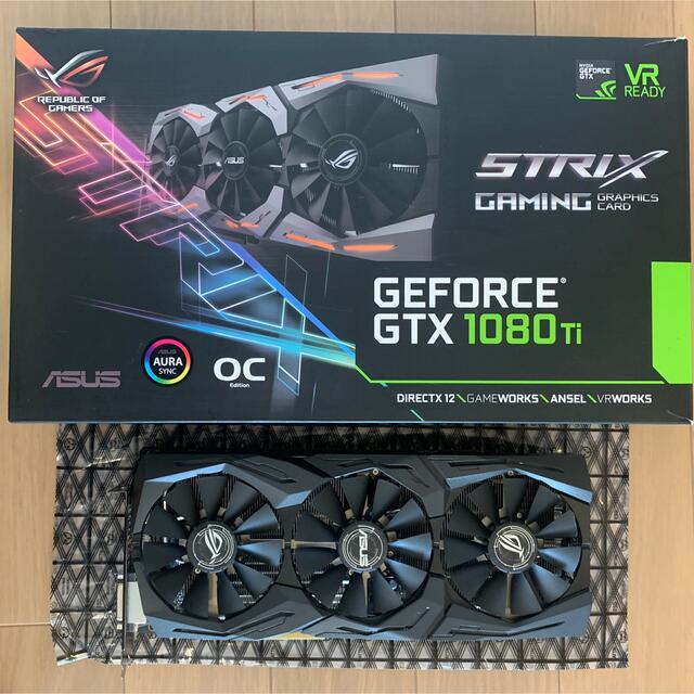 美品1080ti ROG STRIX GTX1080TI O11G GAMING