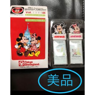 ディズニー(Disney)の【期間限定価格！】ディズニー25周年　ミニチュア　チケットホルダー(キャラクターグッズ)