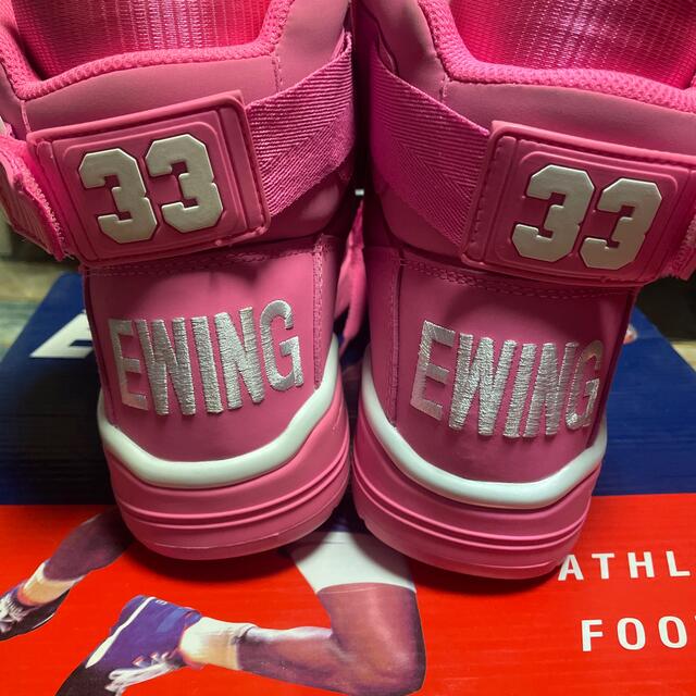 Ewing Athletics(ユーイングアスレチックス)の108EWING 33HI’ピンクリボン’size US10.0新品未使用 メンズの靴/シューズ(スニーカー)の商品写真